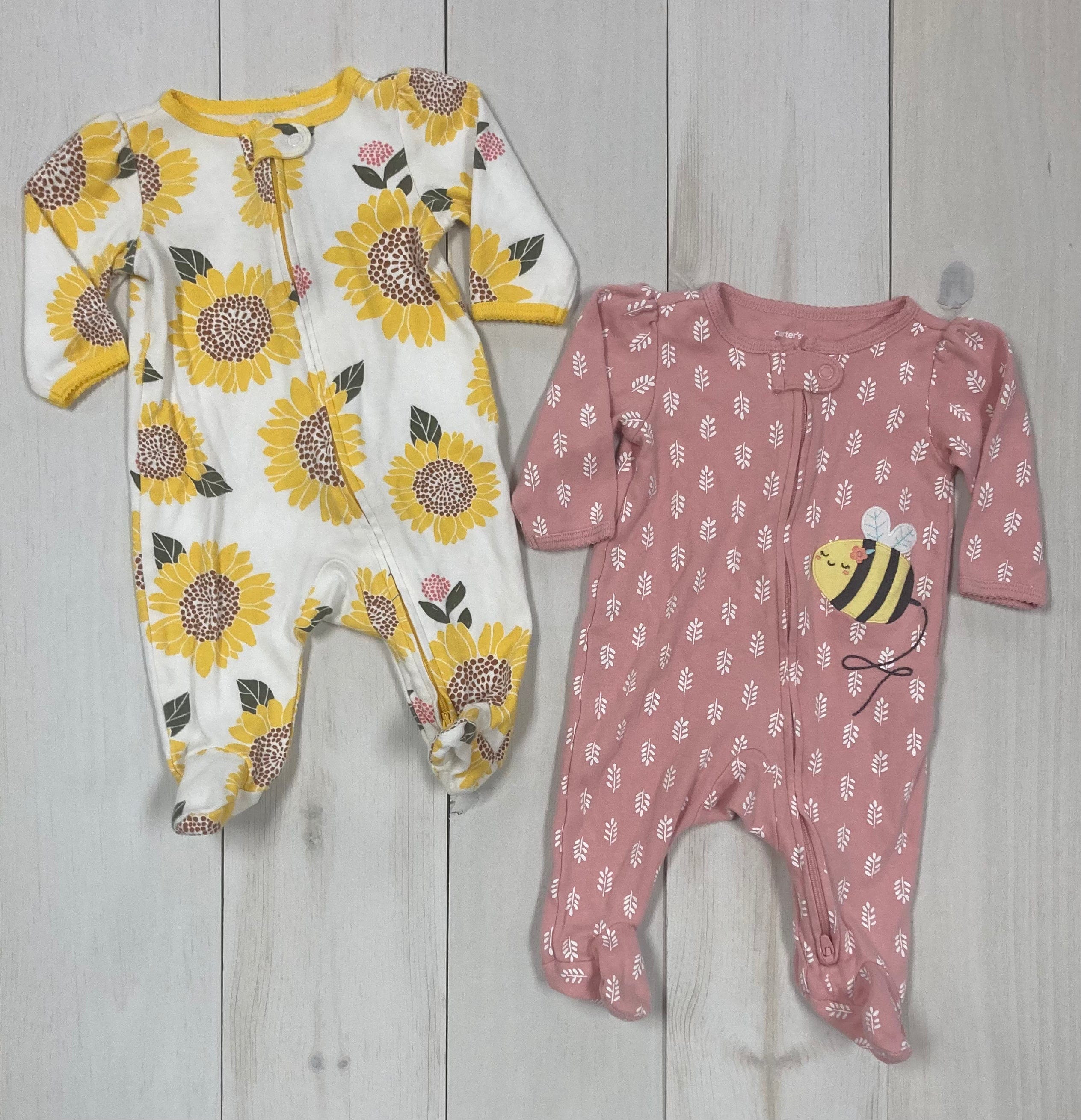 Minnows Childhood Goods Carter’s 2-Pairs PJs, 3M