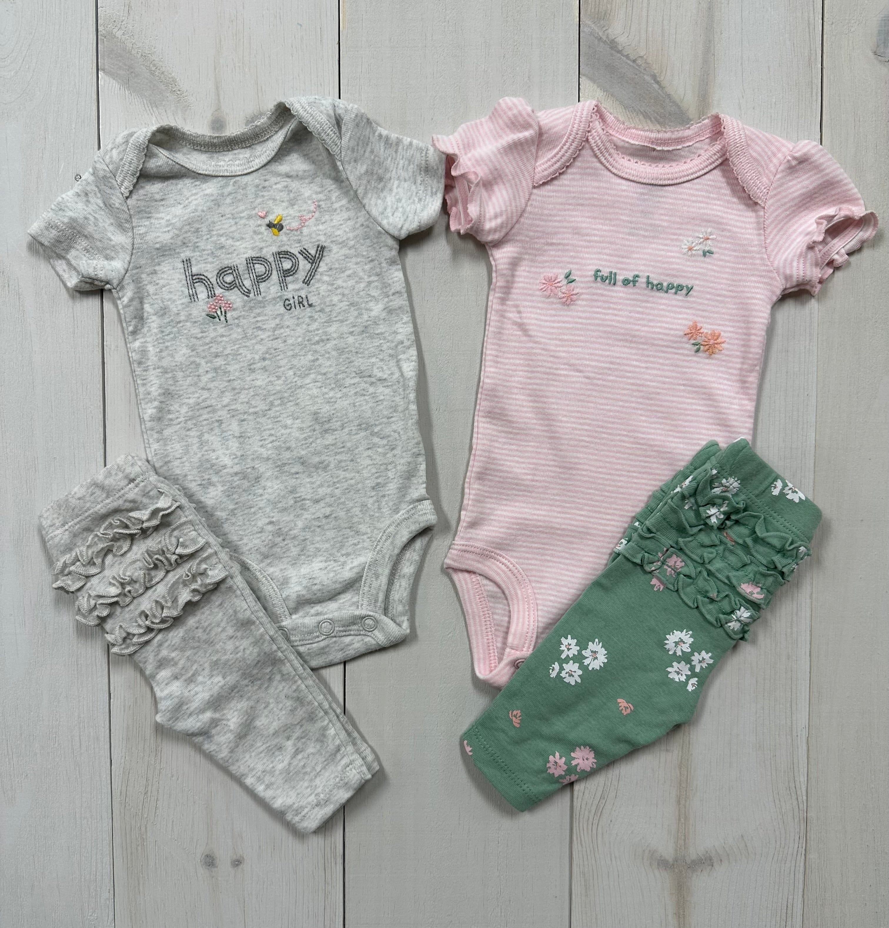 Minnows Childhood Goods Carters 4 Piece Set, Newborn