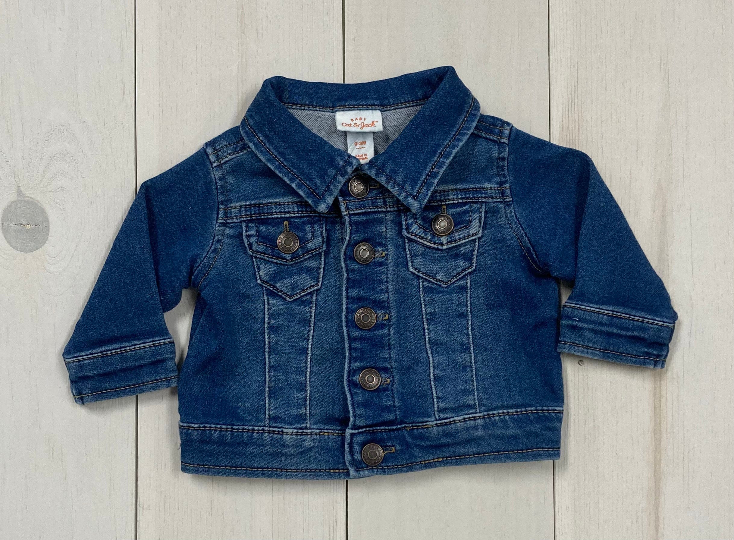 Minnows Childhood Goods Cat & Jack Denim Jacket, 0-3M