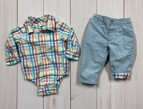 Minnows Childhood Goods Baby Gap 2-Piece Outfit, 6-12M