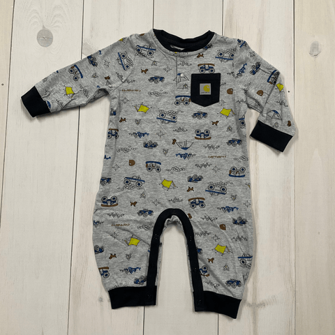 Minnows Childhood Goods Carhartt Romper, 6M