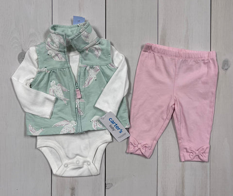 Minnows Childhood Goods Carter’s 3-Piece Outfit with Tags! 3M