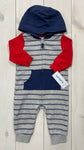 Minnows Childhood Goods Carter’s Hooded Romper with Tags! 6M