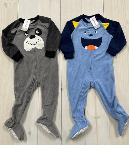 Minnows Childhood Goods Carters Fleece Pajamas - 2 Piece Set with Tags! 18M