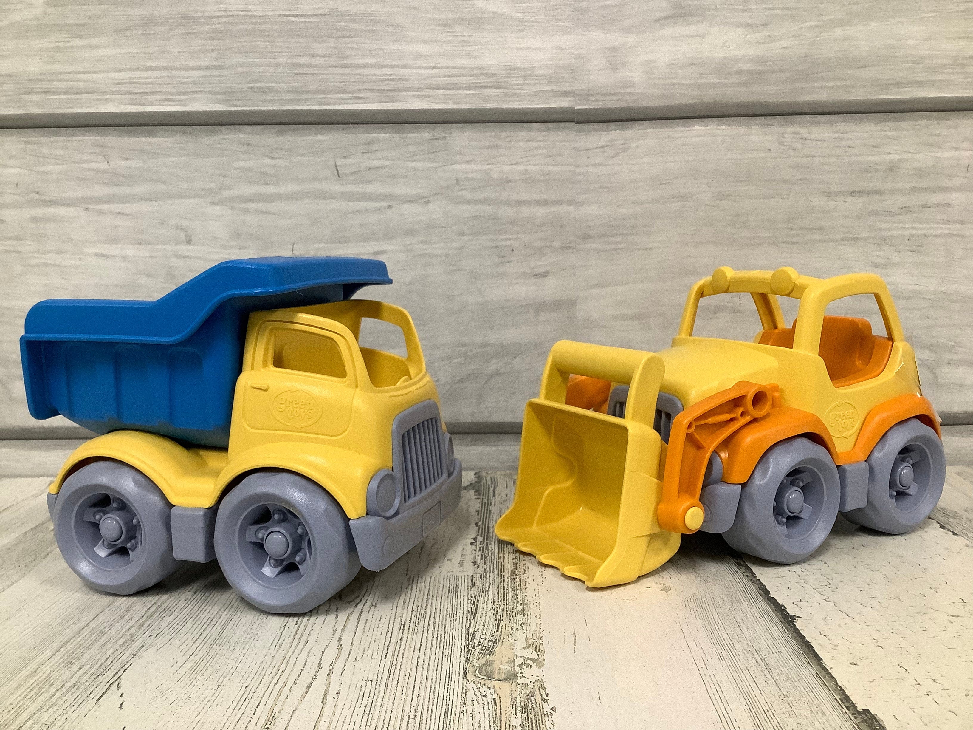 Minnows Childhood Goods Green Toys, Set of 2 Construction Trucks *In Store Pick Up*
