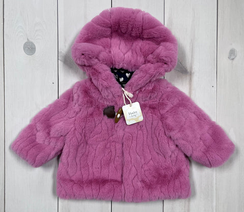Minnows Childhood Goods Hatley Faux Fur Jacket with Tags! 6-9M