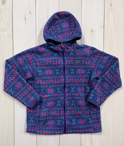 Minnows Childhood Goods L.L. Bean Hooded Fleece Jacket, 14/16